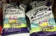 3 Packs Trader Joe's Garlic Butter Irish Potato Chips 5.5 oz Each Pack
