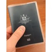 Clear Matte Transparent Passport Cover Protector Travel Holder Organiser Wallet