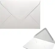 (Choose Pack) C5 / C6 Gummed Flap Envelopes Pure White (120 GSM) - Greeting Gift Cards Weddings Florists Invites (80x C5 Envelopes)
