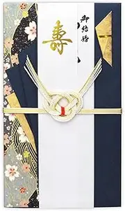 Sasagawa 27-5533 Celebration Bag, Gold Seal Taka Seal, Japanese Style, Printer-Compatible Notebook, Kinju, Marriage Celebration, Plain, 1 Piece