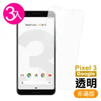 在飛比找momo購物網優惠-Google Pixel 3 5.5吋 高清透明9H玻璃鋼化