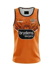 Wests Tigers Training Singlet Size 5XL Available Orange NRL Steeden 23