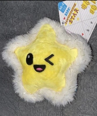 New Bark Box “ Pawticipation Star “ Dog Toy Back To School Collection Gold Star