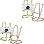 2sets Hand Phone Holder Gold Rose Cell Phone Stand Adjustable Cute Cell Phone Desk Stand Holders Mobile Phone Stand Display Rack Cell Phone Holder Phone Stand Desktop Office 2pcs*2