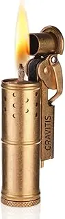 Gravitis WWII Vintage Brass/Copper Trench Lighter and Solid Brass