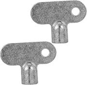 Zinc Alloy Radiator Vent Key 2pcs Key for Efficient Radiator Air Bleeding