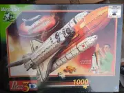 NEW Puzz3d Wrebbit 3D Puzzle Atlantis Space Shuttle EXPERT Sealed 1000 Pieces