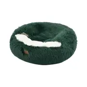 Snookie Faux Fur Hooded Pet Nest (Eden Green) - Medium
