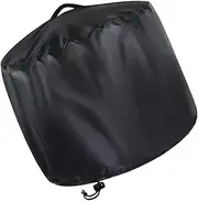 Mipcase 1Set Round Fire Pit Cover with Drawstring Clasp Outdoor Fire Pit Protector Tear Resistant Easy to Clean for Bbq Camping Includes Storage Bag