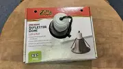 Zilla Reptile Terrarium Heat Lamp & Habitat Lighting Dome Black 5.5" Diameter