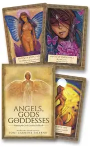 ANGELS, GODS, GODDESSES Oracle Kit Card Deck Cards Book Tarot Boxed Set
