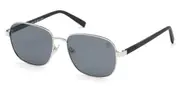 Timberland TB9165 Polarized 10D Men's Sunglasses Silver Size 57