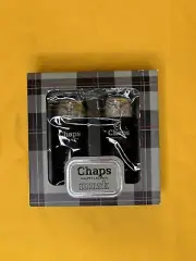NIB Chaps Musk by Ralph Lauren Set Cologne 1 oz and After Shave 1 oz - Box Flaw