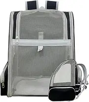 Cat Backpack Carrier, Pet Backpack, Breathable Portable Non-Slip Bottom, Foldable Travel Bag, Large Skylight for Small Dogs, Cats, Carried, Preventing Pets