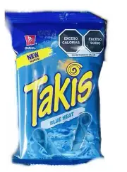 Barcel Takis Azul Blue Heat 70g Box w/5 bags papas snack
