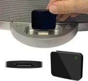 30 Pin Bluetooth Adapter, Wireless 30Pin Stereo Audio Adapter Bluetooth 5.0 M...
