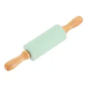 4 Inch Silicone Rolling Pin, Small Dough Roller, Mint Green