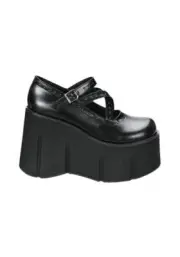 Pleaser Demonia KERA-10 4 3/4 Inch Criss-Cross Strap Platform Shoe