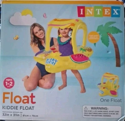 Intex Kiddie/Baby Inflatable Float With Shade