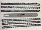 20" POWER PRO BAR & 6 CHAINS for STIHL Brand CHAINSAWS 3/8 72DL .63g