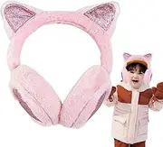 [Generico] Cute Plush Ear Warmers, Cold Weather Ear Protection, Earmuffs for Cold Weather, Soft Earmuffs for Kids, Comfortable Ear Muffs for Kids, Winter Ear Covers for Kids, Earmuffs for Teens