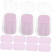 Mini Travel Soap Sheets Sheets Disposable Compact for Outdoor Activities Camping Hiking