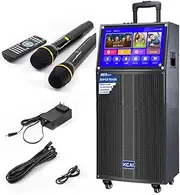 Outdoor Watching Movie Video Singing Square Dancing Audio Touch Screen Bluetooth Portable Karaoke All-in-one Speaker Set