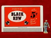 BLACK KOW "SWELL DRINK" #16 ___TINPLATE BILLBOARD O/S SCALE