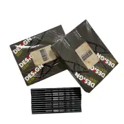 Vintage Sanford Design Ebony Pencils Smooth Jet Black Lines 1999 12 Packs USA