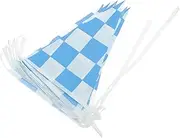 OFFSCH Hanging Race Flags Checkered Racing Flags Race Car Decor Theme Party Decorations