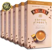 Nespresso Compatible Irish Cream Coffee Pods,60 Pods (6x10 Pack),Australian Made