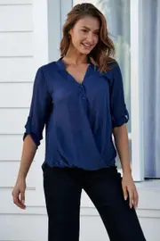 Leopold Crossover Navy Shirt