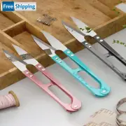 1pc Stainless Steel U Shape Sewing Scissors Small Size for DIY Sewing
