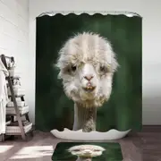 Funny Photo of Llama Shower Curtain