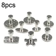 8p Metal Puller Tabs Pad Aluminum Glue Dent Paintless Repair Hail Removal Kit K_