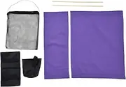 Yomiyuyr Replacement Cover Canvas for Directors Chair, Premium Director Chair Cover Replacement with Storage Bag, Canvas Seating and Back Cover, Purple, Ideal for Home, Office (Violet)
