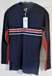 Dale of Norway Aksla Baselayer Top - Women's -XL / Navy/Red/Off-White "NWT"