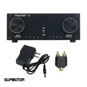 Lossless Audio Switcher 4 Inputs 4 Outputs Audio Selector Switch