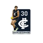 Carlton Blues Charlie Curnow Player Pin