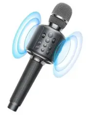 Wireless Bluetooth Karaoke Microphone, Built-in Loud Speaker for 10H Playback,