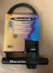 Master Lock U-lock With Carrier Bracket 8184DSG Weather Tough Bike Black