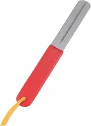 Gadpiparty 1Pc Dual Grit Fish Hook Sharpener File with Hanging Strip Portable Fishing Tool for Easy Sharpening Coated Handle for Secure Grip for Water and Land Use