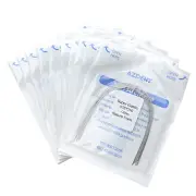 10 bolsas Alambres de arco de ortodoncia dentales Super Elastic Niti Rectangular