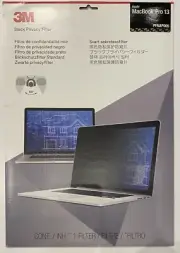 NEW Genuine 3M Privacy Filter for 13" Apple MacBook Pro - PFNAP005 - 2016+ NIB