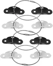 GLSTOY Childproof Furniture Anchors No Drilling Kit Wall Straps for Proofing 4 Sets of Furniture Straps for Bookcase Safety