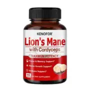 Lions Mane Mushroom Complex Supplement Memory | Brain Nootropic | Focus