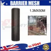 Plastic Mesh Barrier Garden Net 50mx1.3m Animal Chicken Wire Fence Dog Enclosure
