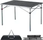 Aluminum Folding Lightweight Roll Portable Stable Table for Camping Picnic Barbe