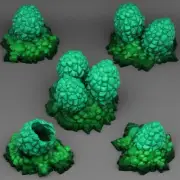 Crystal Dragon Eggs-3D Printed Resin RPG/DnD Tabletop Gaming Terrain