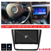 Android Head Unit 9" 4+64GB For 04-11 BMW 1 Series Auto AC Carplay Stereo Radio (for: BMW)